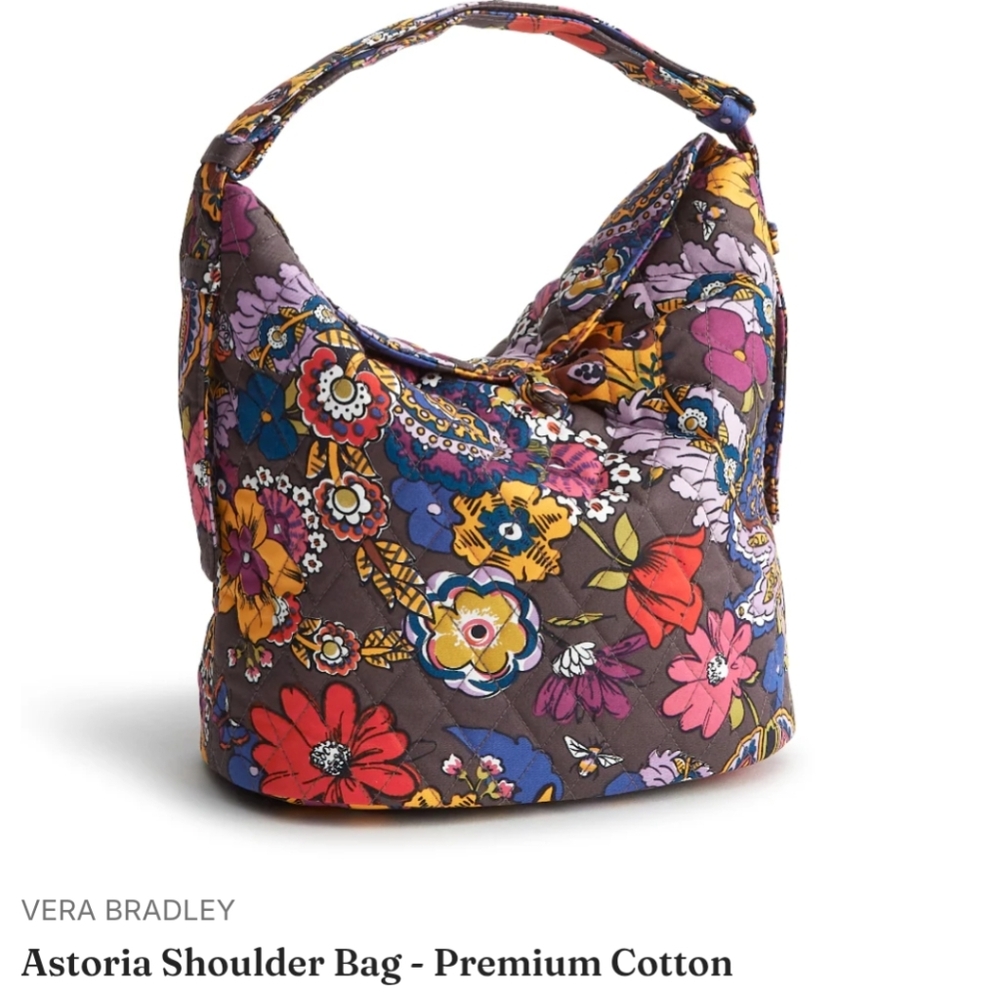 Vera Bradley Astoria Floral Shoulder Bag - Vibrant Multicolor